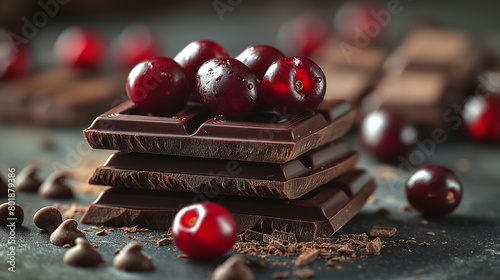 cherries and chocolate