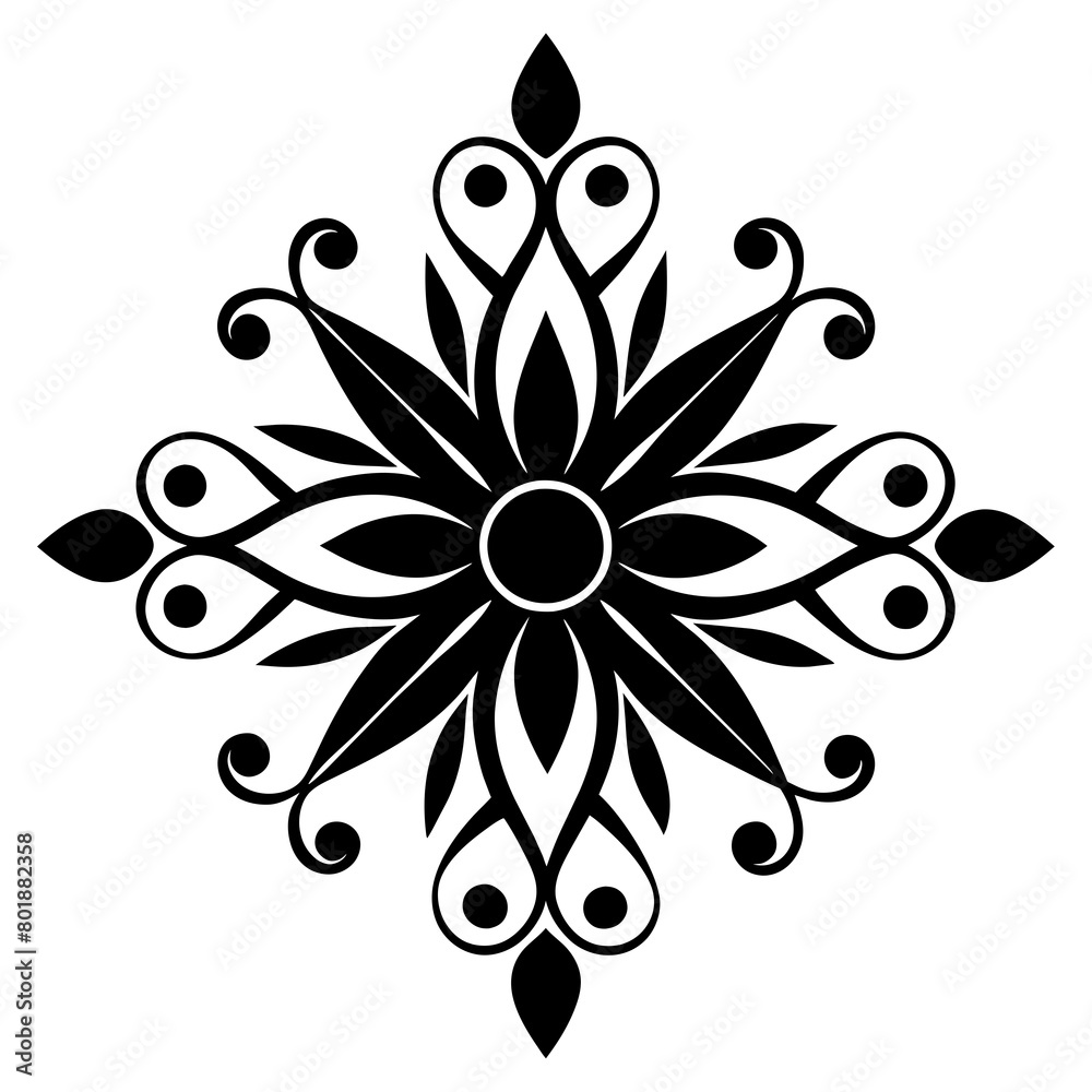 Decor, white background Decor, white background