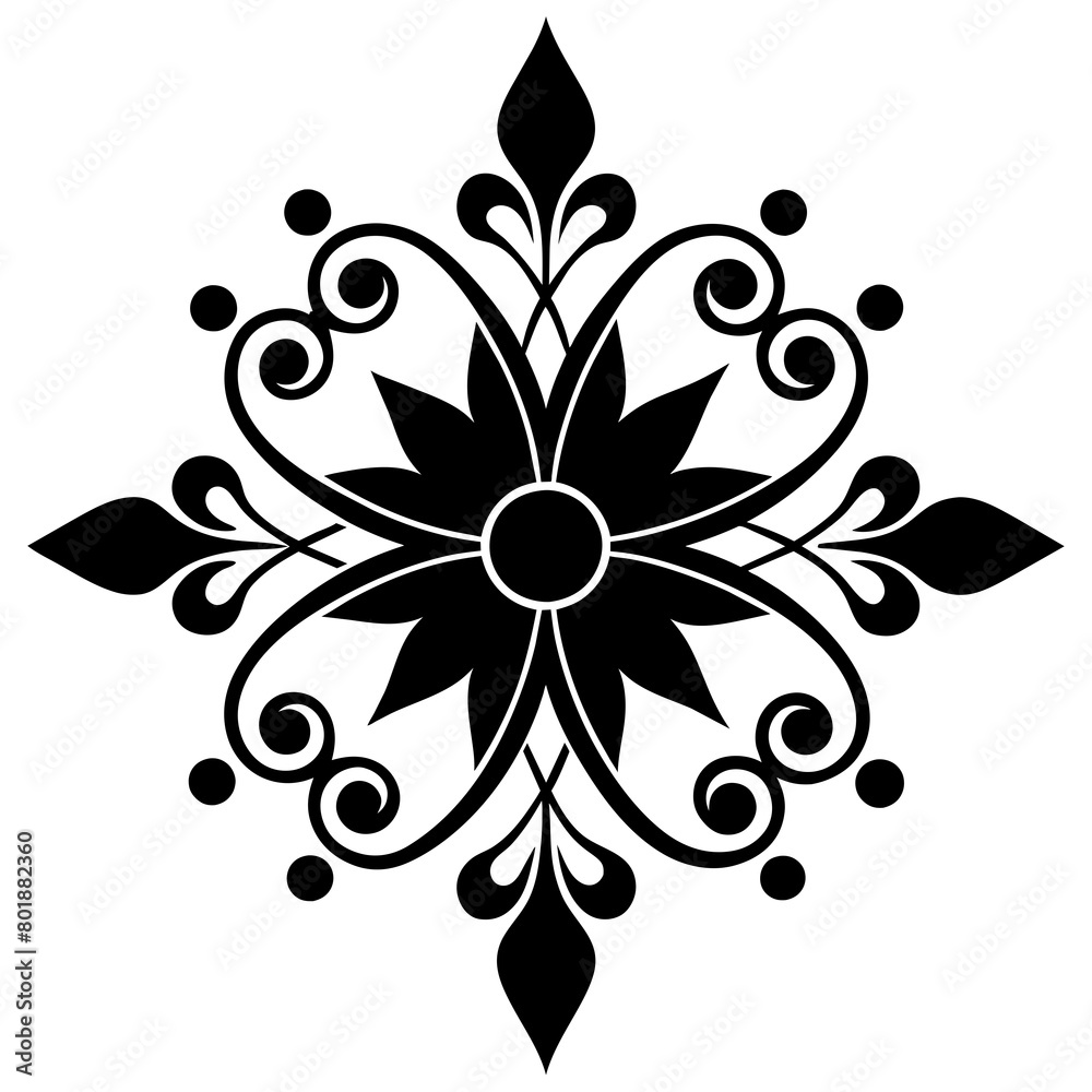 Decor, white background Decor, white background