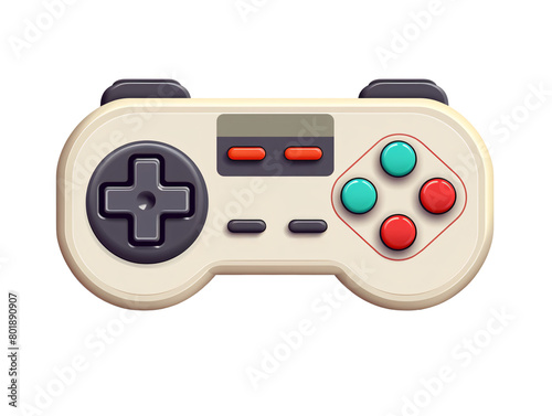 a video game controller with buttons