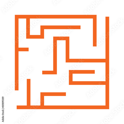 Simple Square Maze Labyrint
