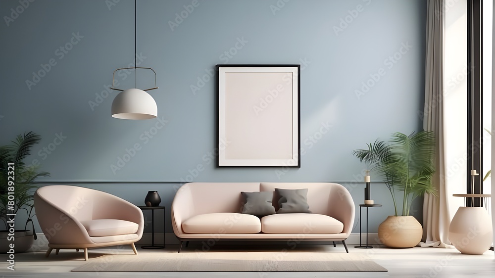 A simple space, living room, wall art, abstract modern interior design, neutral palette picture mockup, and little blank poster showcase modern aesthetics. mock up of a blank frame.
A simple space, living room, wall art, abstract modern interior design, neutral palette picture mockup, and little blank poster showcase modern aesthetics. mock up of a blank frame.
