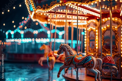 carousel in the park © Usman