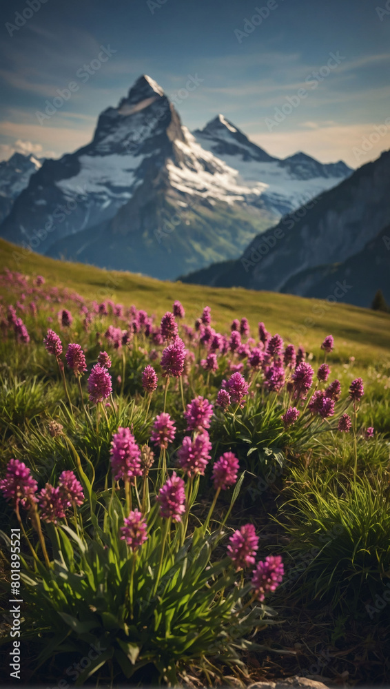 Serene Swiss Mountain Majesty.