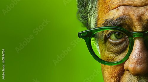 old man with Envy: Green-eyed glances, bitter sighs, coveting what others possess