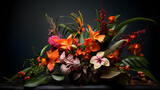 An enchanting display of exotic tropical blooms