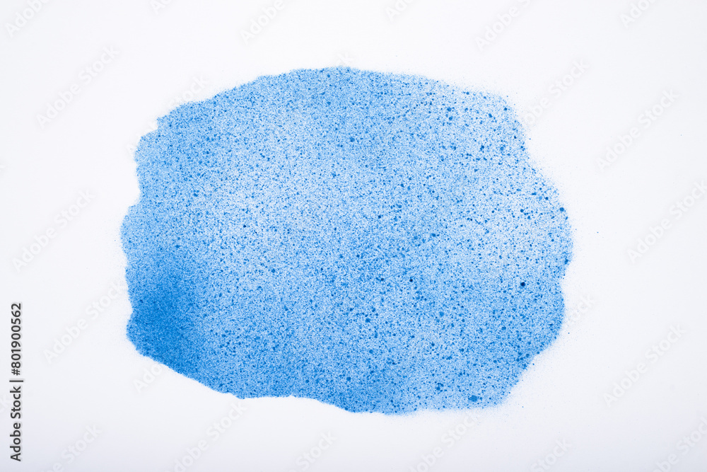 Blue spray paint stain with torn shaped paper edges. Space for text. Blue spray paint stain with torn shaped paper edges. Space for text.