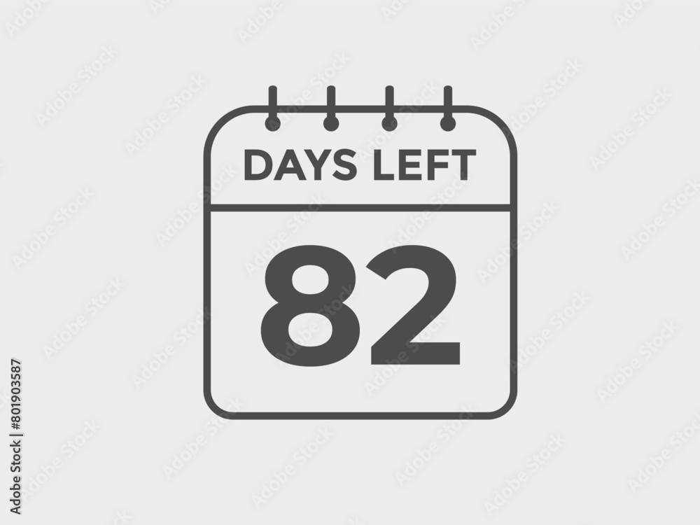 82 days to go countdown template. 82 day Countdown left days banner design. 82 Days left countdown timer 82 days to go countdown template. 82 day Countdown left days banner design. 82 Days left countdown timer