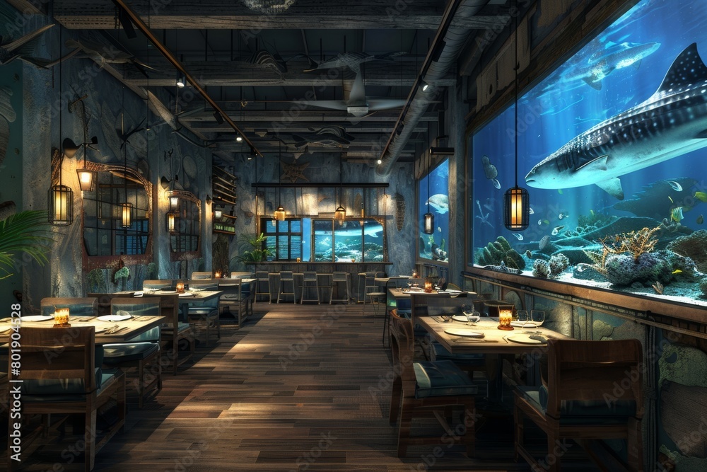 ..Delicious seafood dishes served in cozy waterfront ambiance, a perfect dining experience for seafood enthusiasts