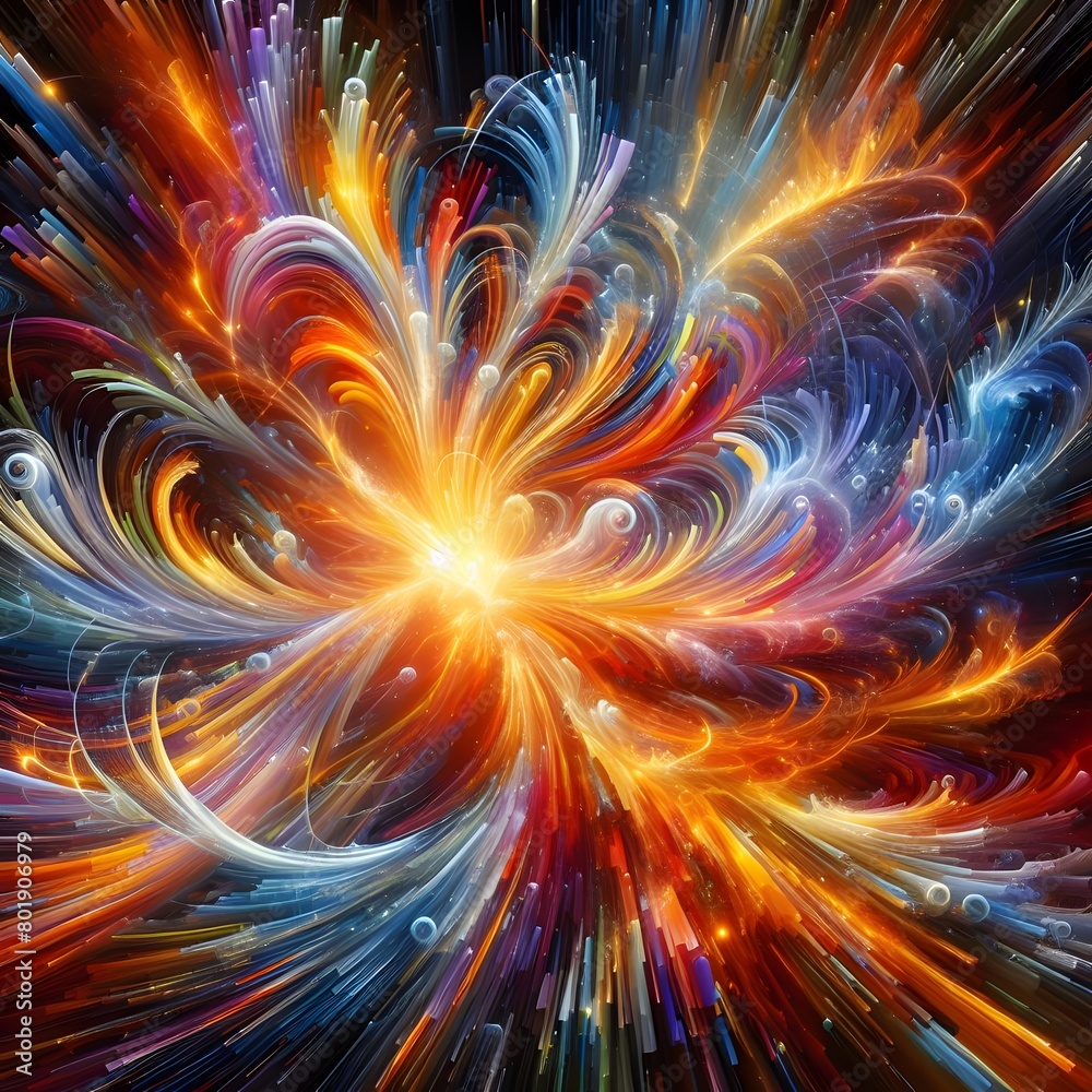 Fusion flare abstract colorful shapes background display of vibrant hues and dynamic patterns Fusion flare abstract colorful shapes background display of vibrant hues and dynamic patterns