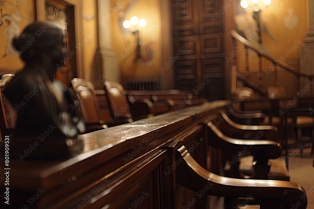 The court room considered cases related to various cases
