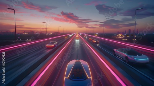 Futuristic Dusk Autonomous ...