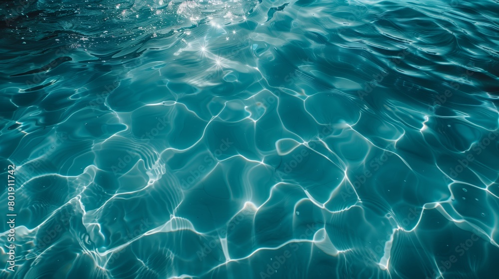 blue water surface. water texture with ripples.