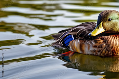 duck in water