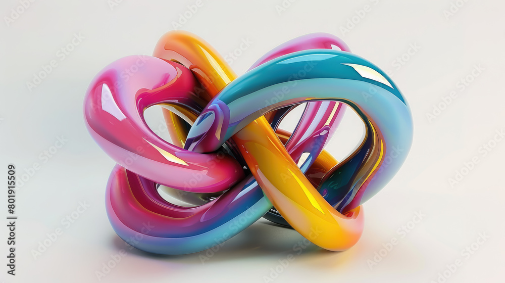 3D intertwining figures on a white background, render, art, waves, abstract pattern, space for text, design, futuristic style, beauty, object, sculpture, pipes 3D intertwining figures on a white background, render, art, waves, abstract pattern, space for text, design, futuristic style, beauty, object, sculpture, pipes