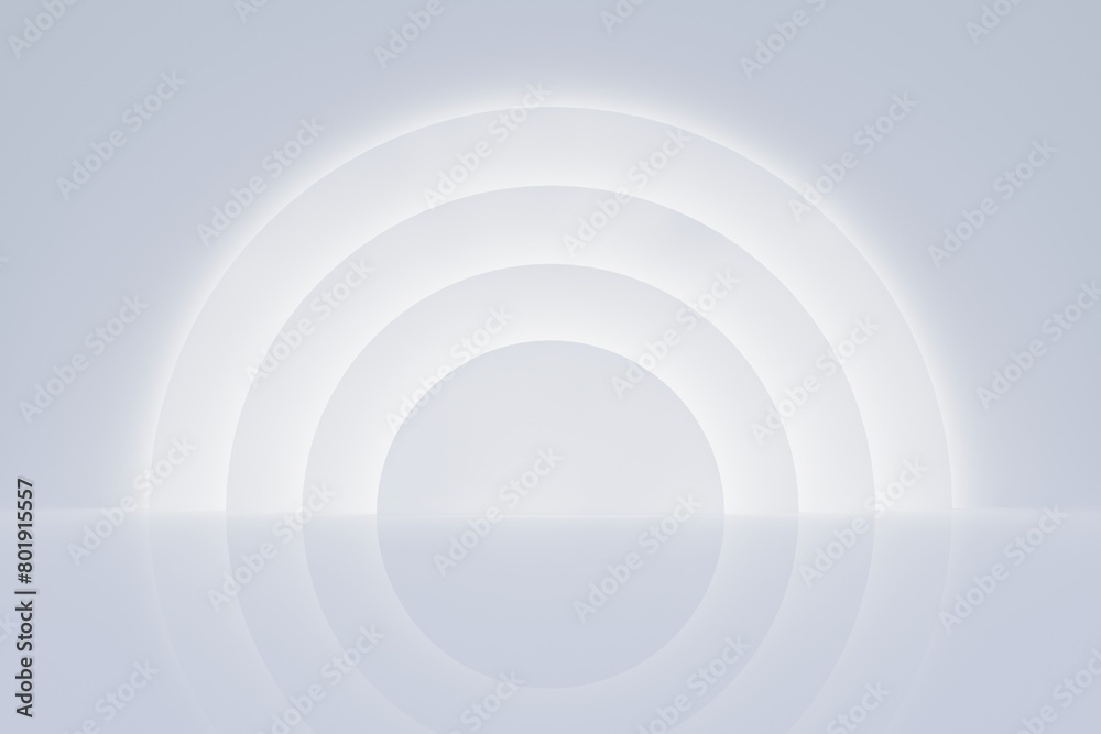Obraz premium 3D White Background for beauty product advertisement