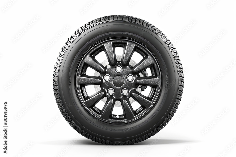Car tire isolated on white background
Car tire isolated on white background