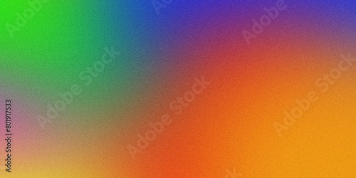 Vibrant grainy rainbow spectrum background