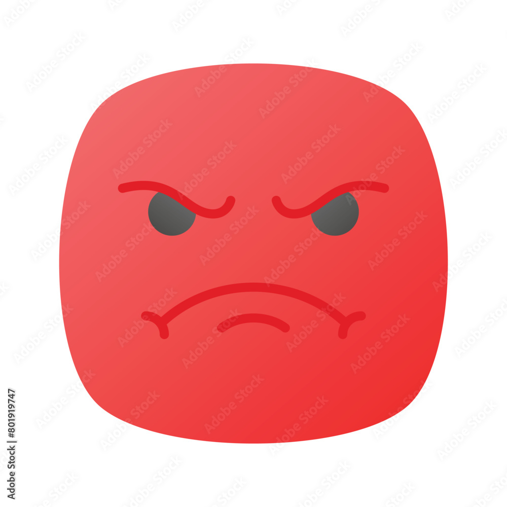 Have a look at this amazing icon of angry emoji, premium vector Have a look at this amazing icon of angry emoji, premium vector