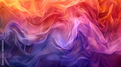 Witness the enchanting dance of colors, gracefully merging into a captivating gradient wave.