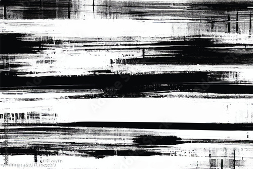 Black and white Grunge Brush Strokes Texture. Black Brush strokes Isolated on White Background. Ink brush strokes, lines. Grunge backgrounds. 