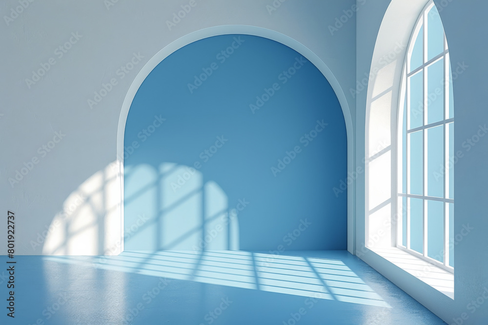 Fototapeta premium Empty hall of modern architectures&nbsp;