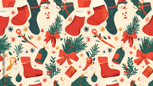 christmas seamless pattern