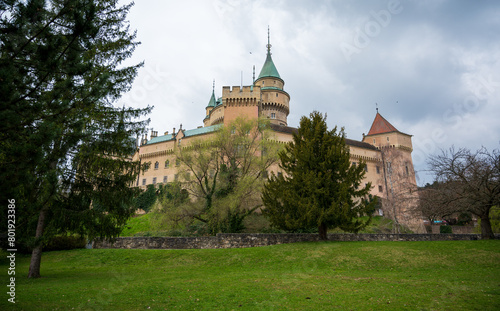 Bojnice Castle. Gothic and Renaissance architecture. Slovakia.