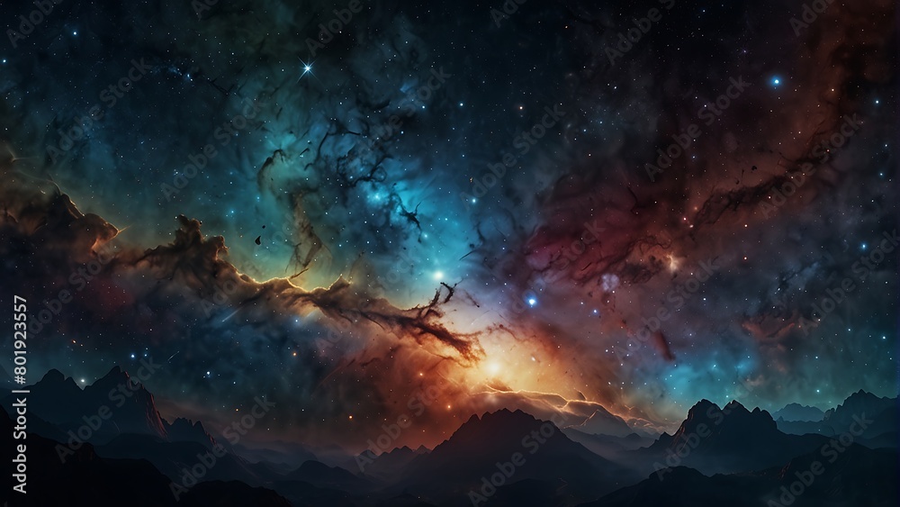 background with stars Galactic Odyssey Exclusive 8K Background