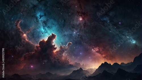 galaxy in the sky Galactic Odyssey Exclusive 8K Background photo