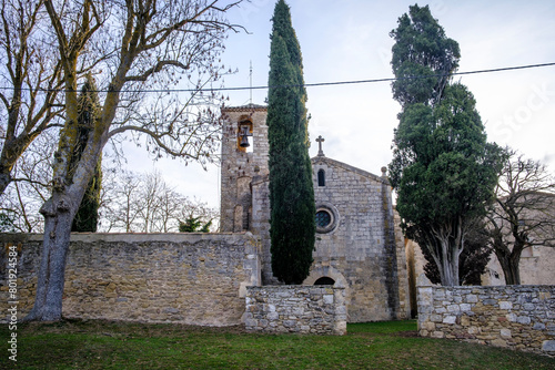 Church of Santa Coloma Sasserra de Castellcir, located north of the Penyora urbanization, in Catalonia (Spain) photo