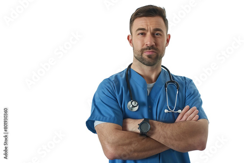 Biomedical Technician On Transparent Background.