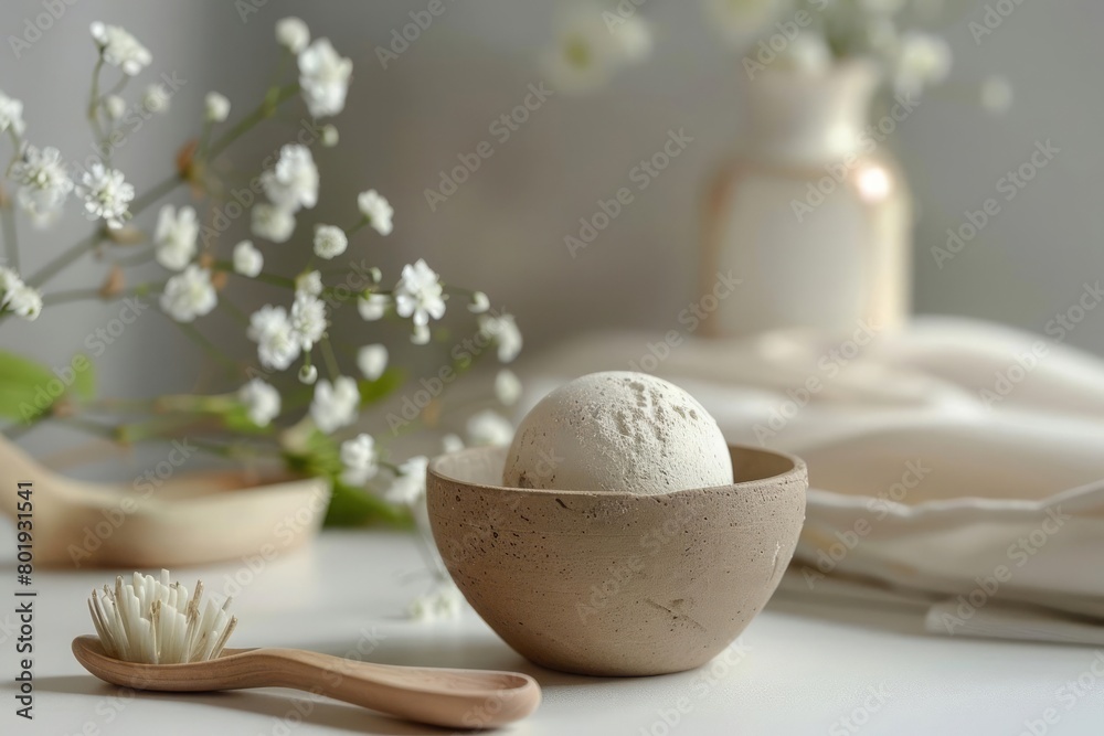 A clay ball massage that helps deeply cleanse pores and get rid of impurities A clay ball massage that helps deeply cleanse pores and get rid of impurities