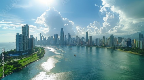Panama City Global Gateway Skyline