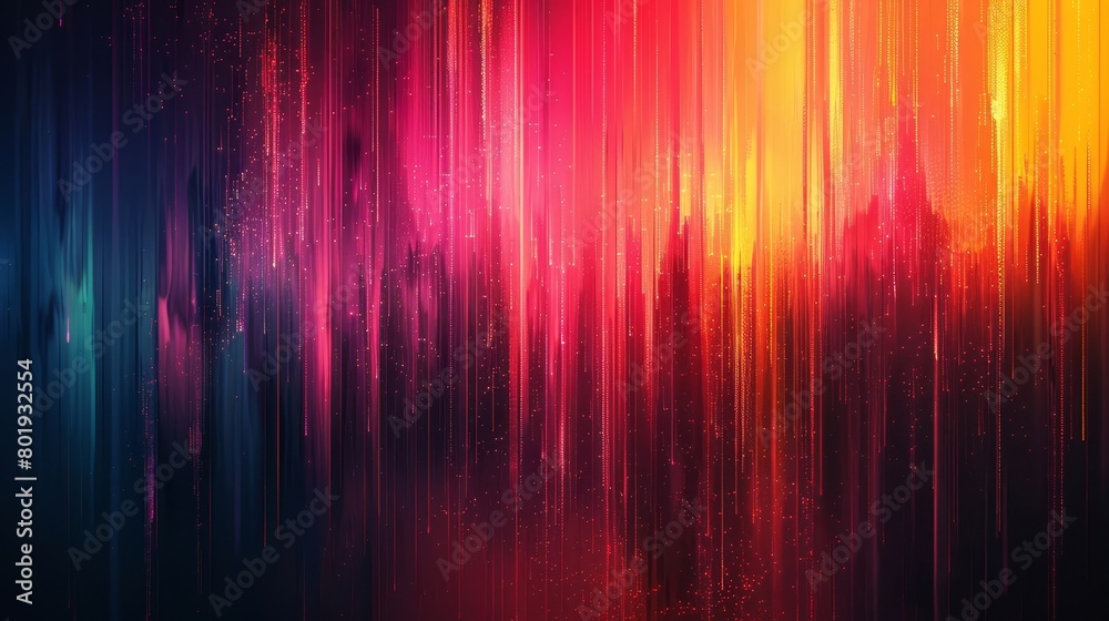 Abstract digital canvas with vibrant vertical neon streaks and colorful light lines on a dark gradient, detailed for a highresolution technological theme, Abstract digital canvas with vibrant vertical neon streaks and colorful light lines on a dark gradient, detailed for a highresolution technological theme,