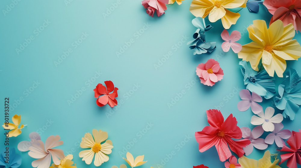 paper flowers background paper flowers background