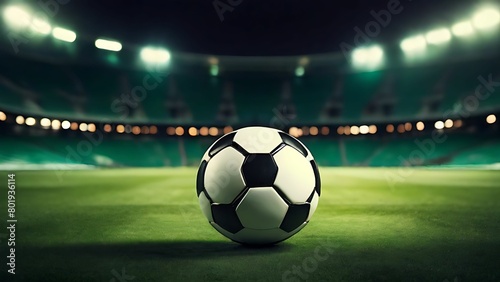 Soccer or football on a stadium © MARS
