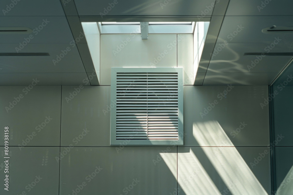 A detailed close-up of modern blinds that effectively regulate indoor humidity.