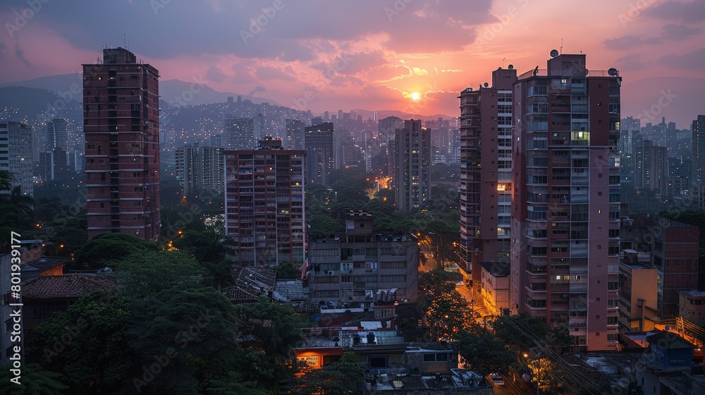 Caracas City of Contrasts Skyline