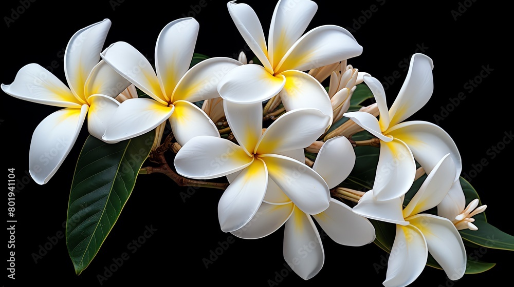 Fototapeta premium plumeria, white plumeria