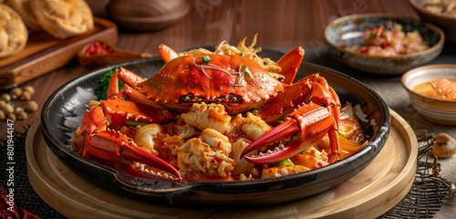 cooked crab on a plate