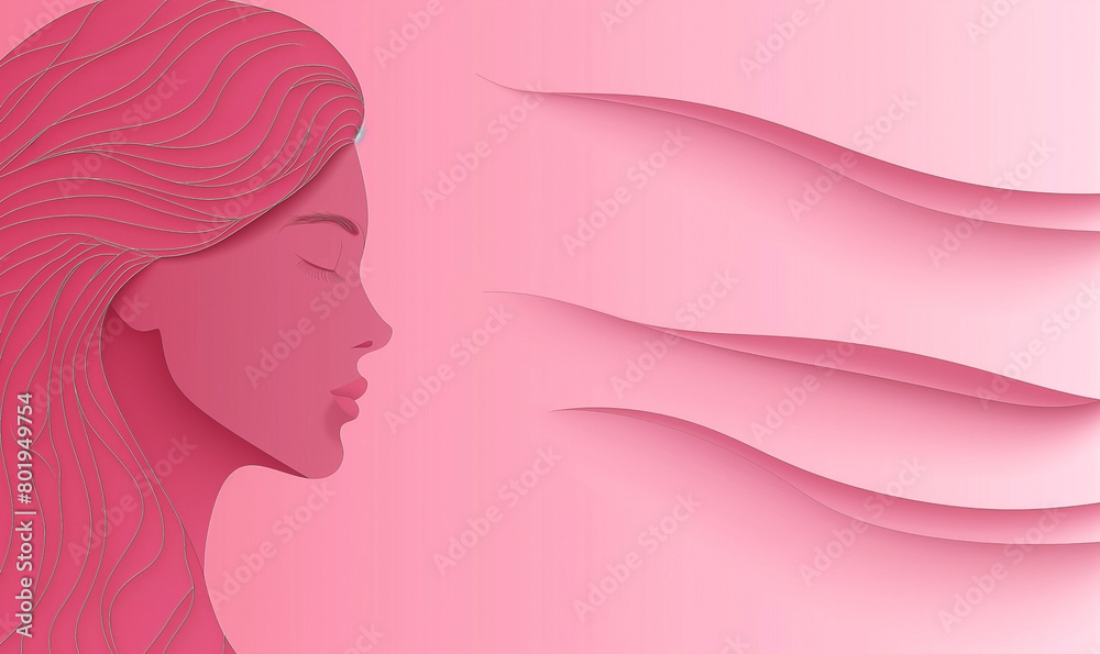 Simple modern pink background. Woman or mother day, pink color, blank banner illustration Simple modern pink background. Woman or mother day, pink color, blank banner illustration