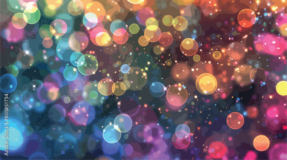 Blinking iridescent texture closeup Vector illustration