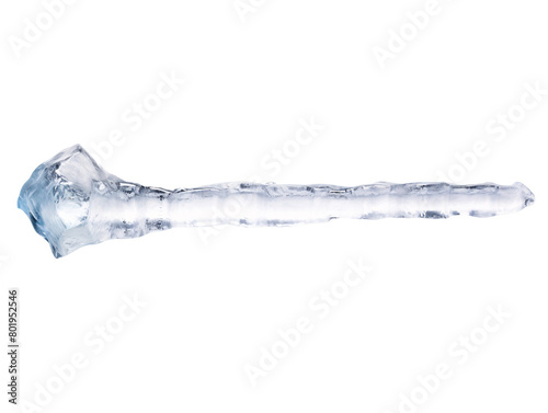 a icicle on a white background © Florin