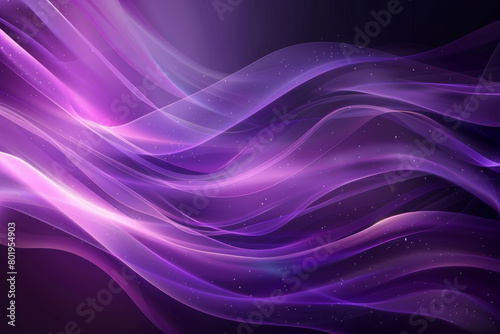 Wallpaper Mural Abstract Purple Background Vector, Smooth Waves & Soft Highlights Torontodigital.ca