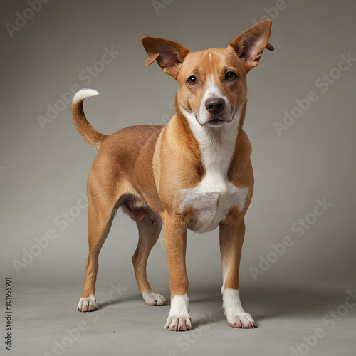 full body Dog jack russell terrier dog