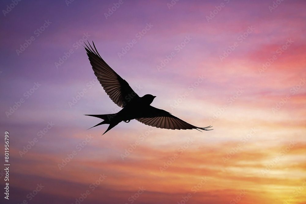 An image of Swallow silhouette