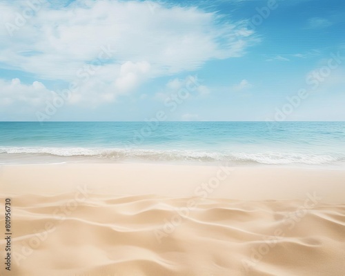 Smooth sand texture on a peaceful beach  ideal for summer or travelrelated backgrounds