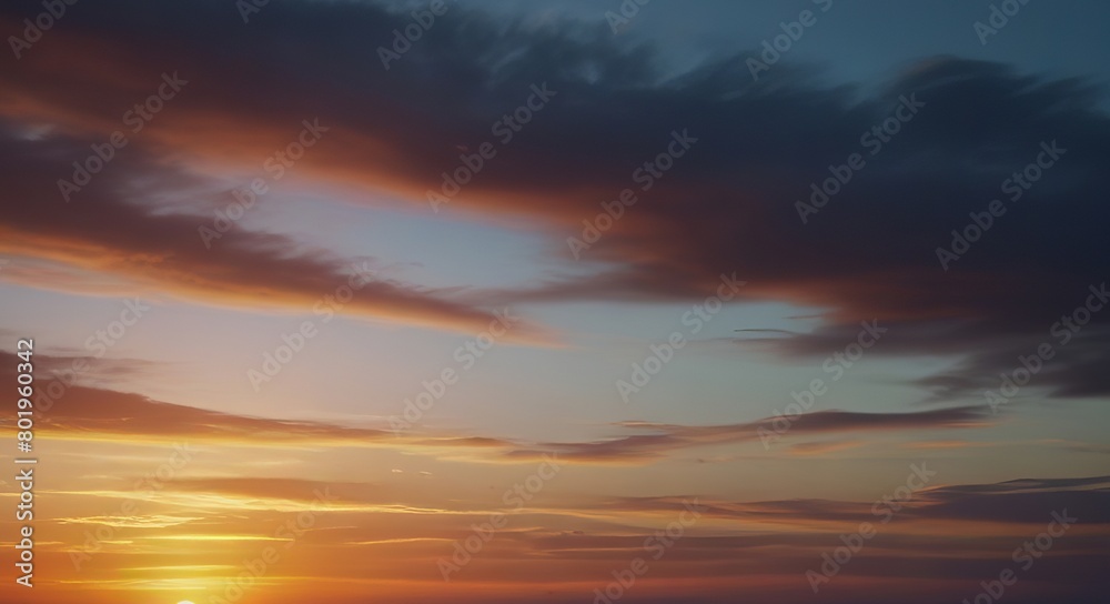 Fototapeta premium sunset over the sea images