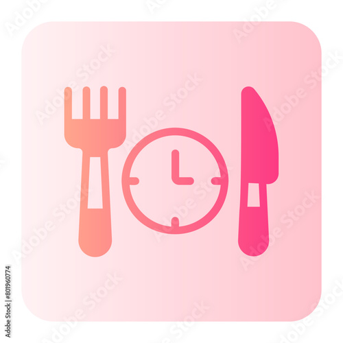 lunch gradient icon © ajat